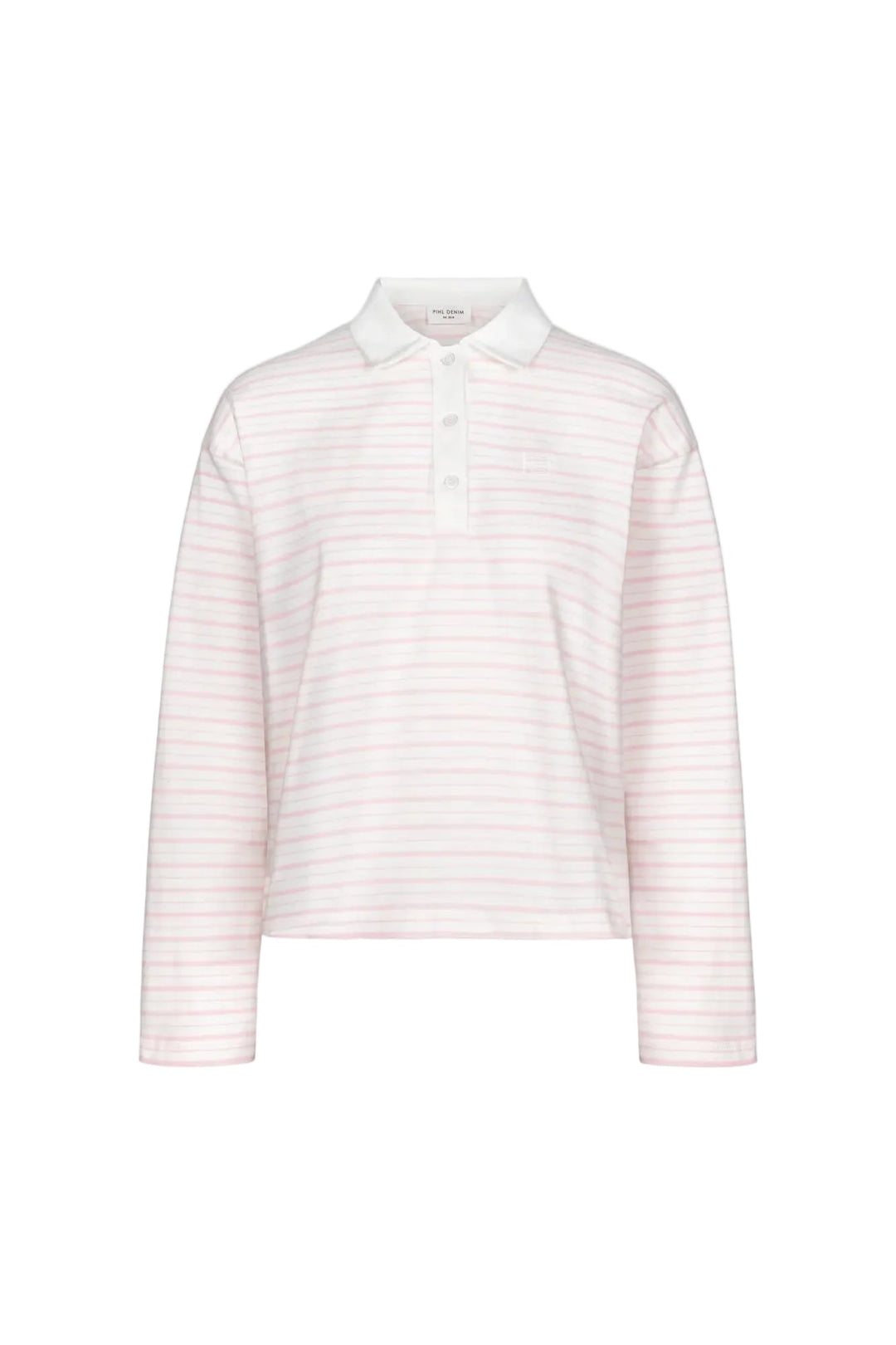 Elmer Polo Shirt Light Pink Stripe | Genser | Smuk