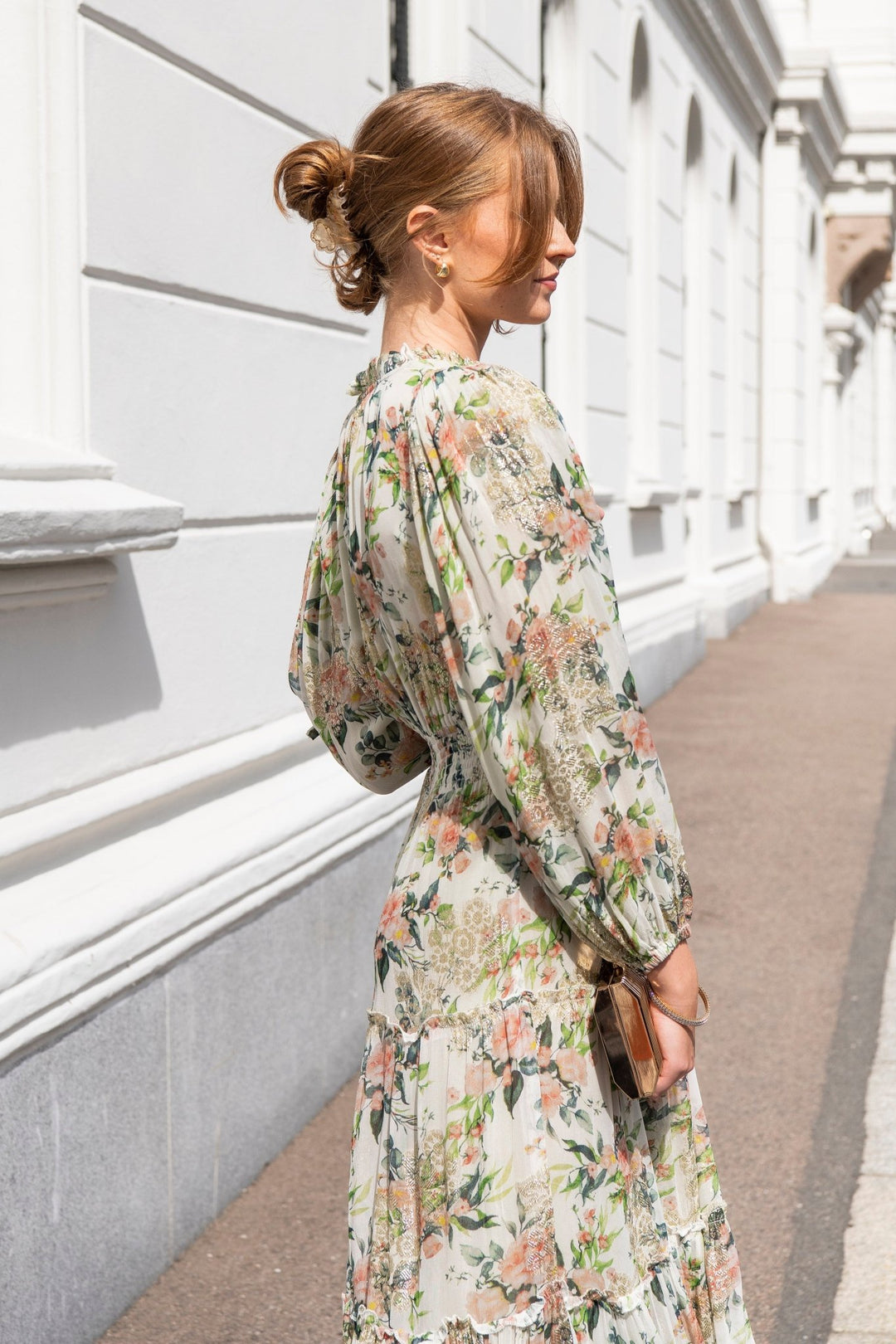 Elodie Dress Blooming Gold | Kjoler | Smuk - Dameklær på nett