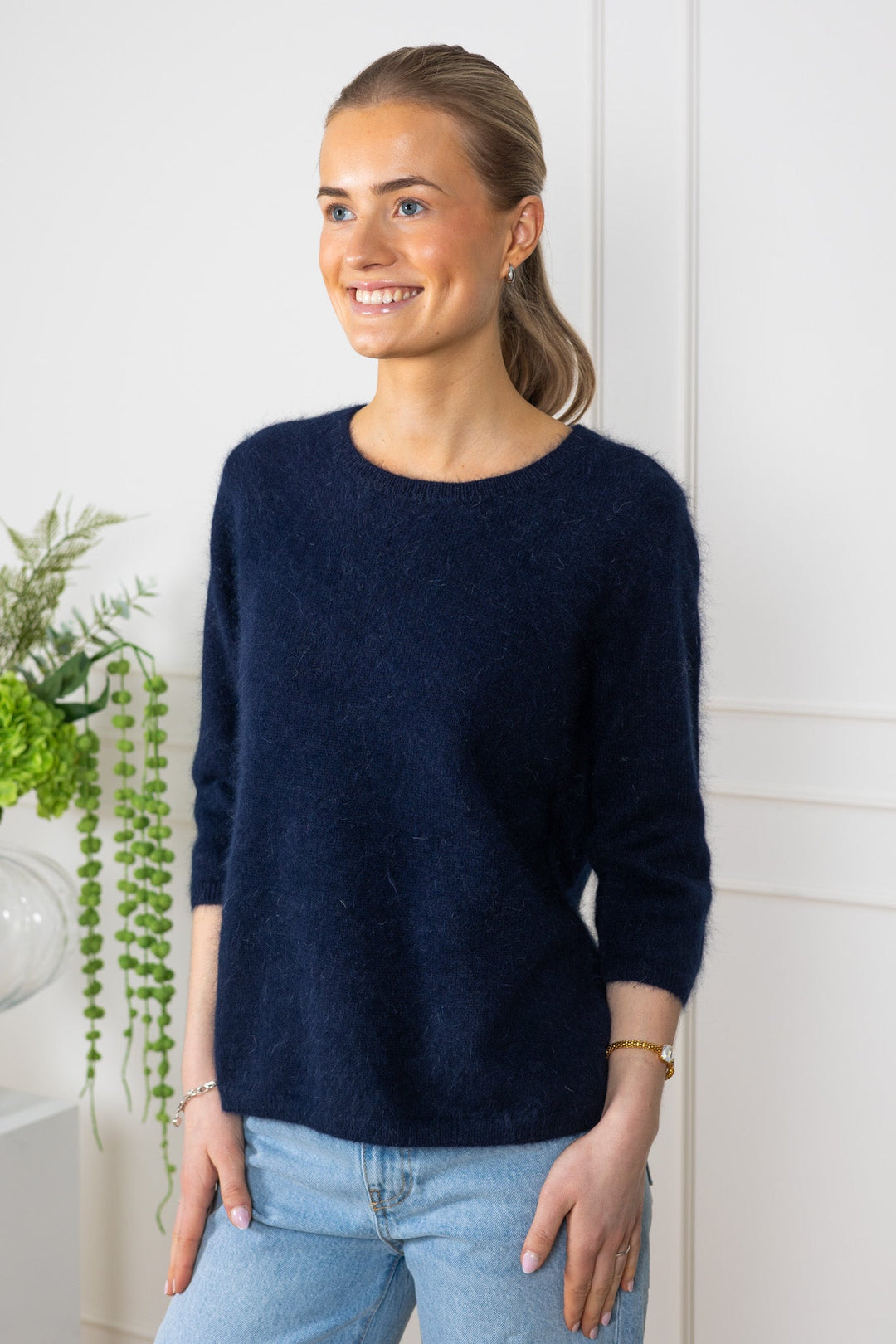 Elsa Pullover Navy | Genser | Smuk