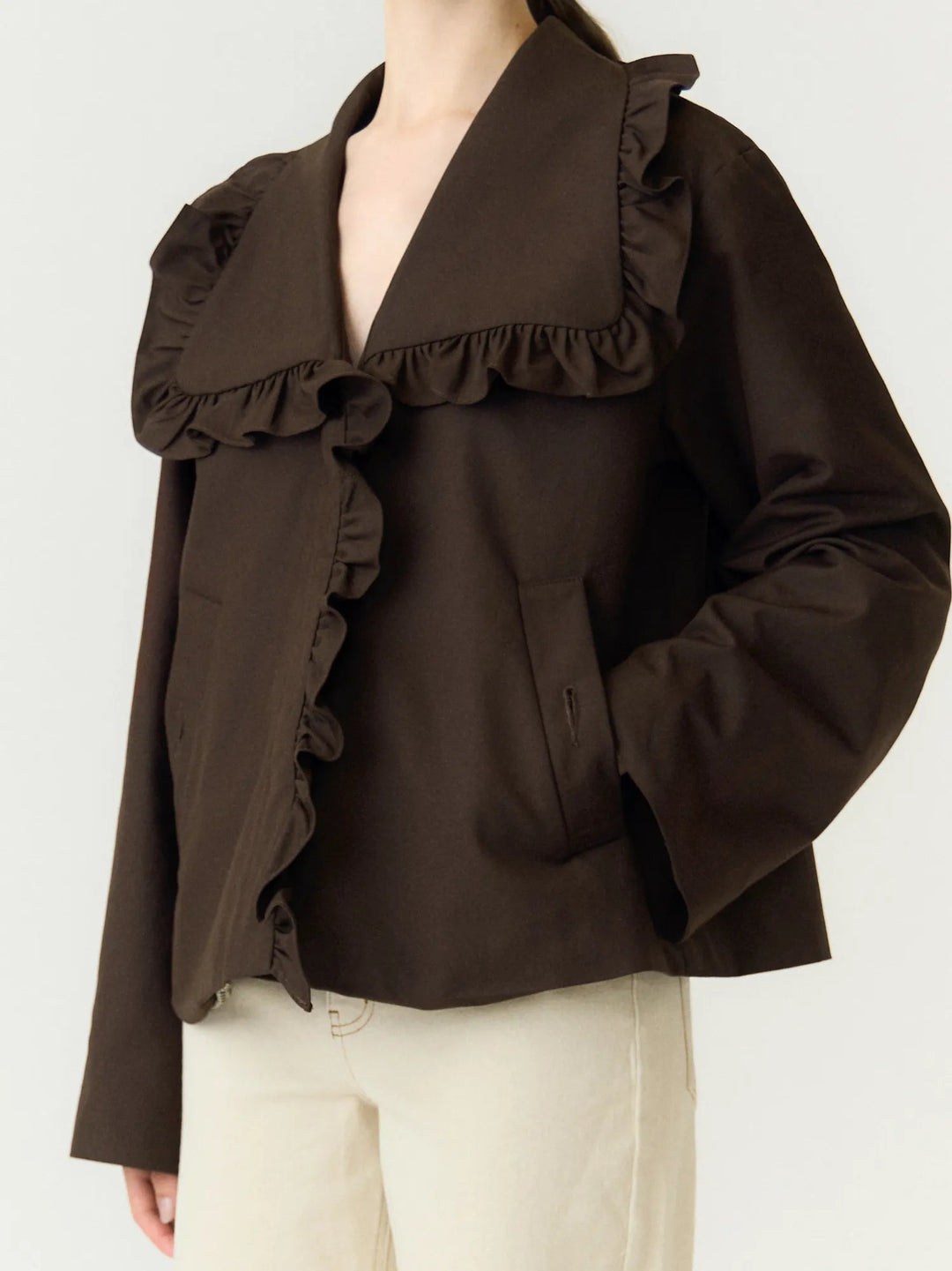 Elsia Ls Short Trenchcoat Coffee Bean | Yttertøy | Smuk