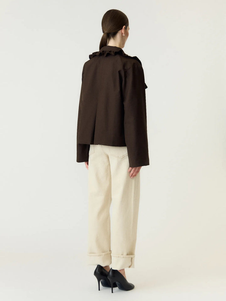 Elsia Ls Short Trenchcoat Coffee Bean | Yttertøy | Smuk