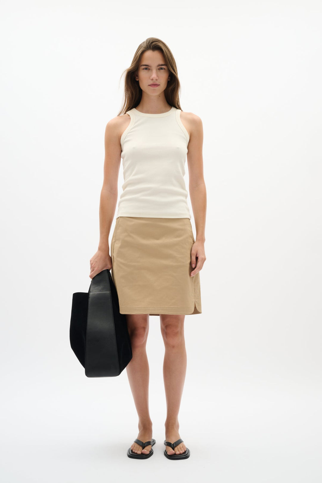 Elviaiw Skirt Latte | Skjørt | Smuk
