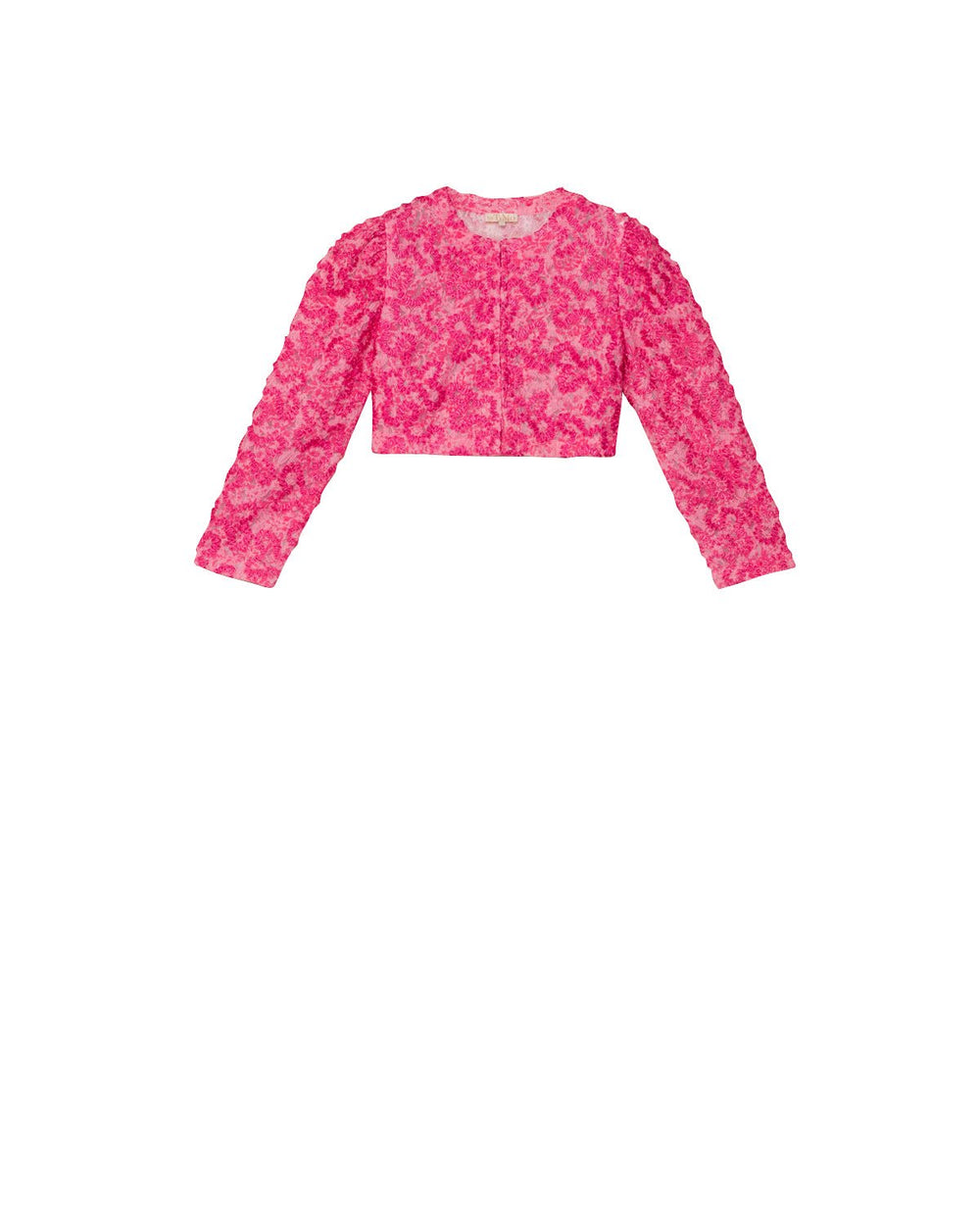 Embroidered Jacket Pink Bloom | Skjorter og bluser | Smuk - Dameklær på nett