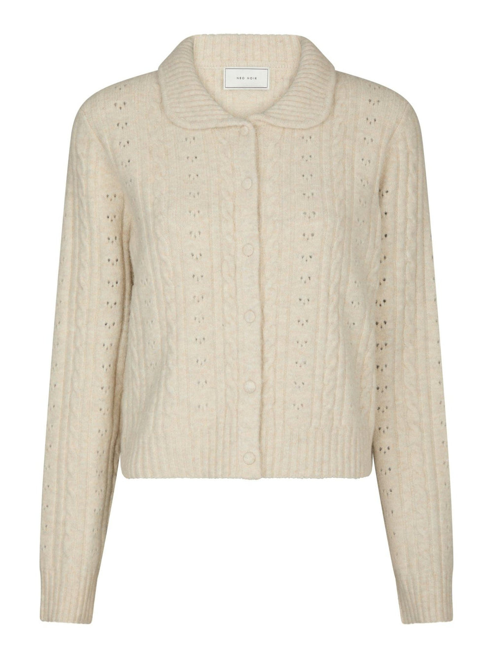 Emelie Knit Cardigan Ivory | Genser | Smuk - Dameklær på nett