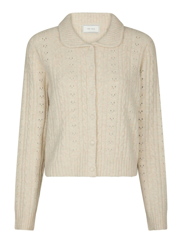 Emelie Knit Cardigan Ivory | Genser | Smuk - Dameklær på nett