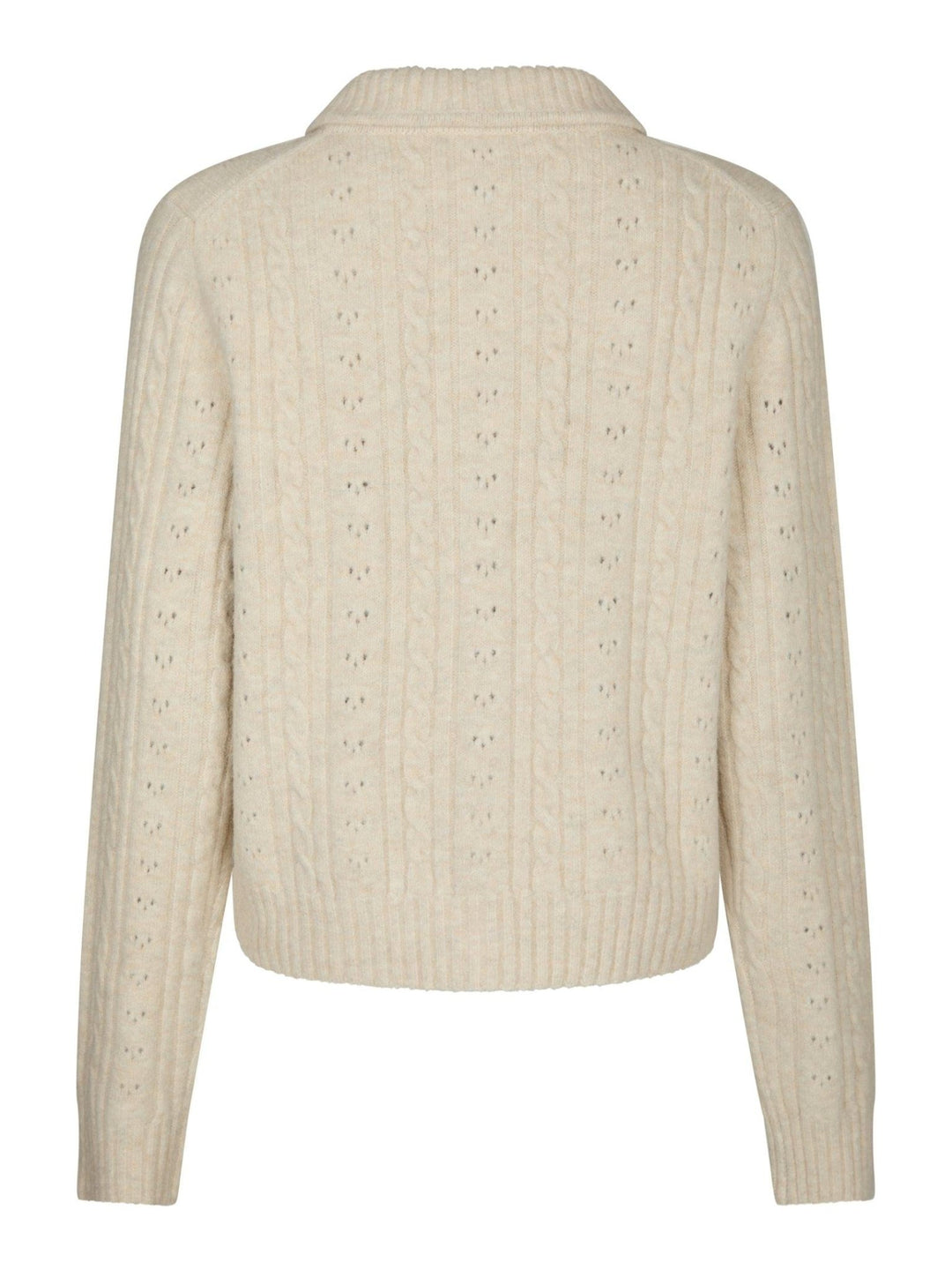 Emelie Knit Cardigan Ivory | Genser | Smuk - Dameklær på nett