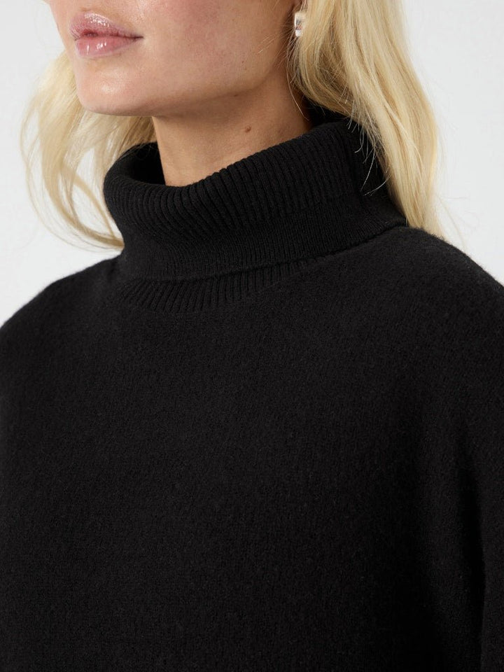 Emila 2/4 Wool Knit Pullover Black | Genser | Smuk - Dameklær på nett