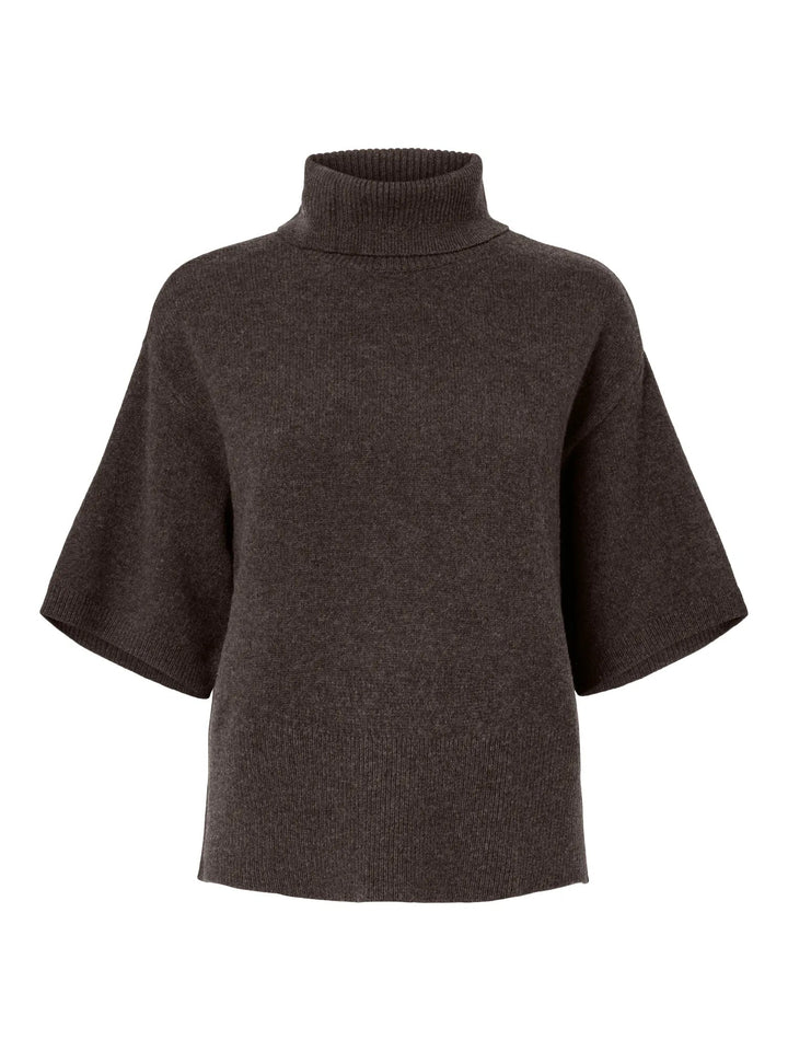 Emila 2/4 Wool Knit Pullover Coffee Bean | Genser | Smuk