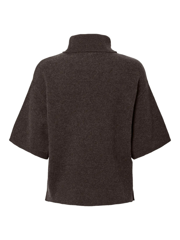 Emila 2/4 Wool Knit Pullover Coffee Bean | Genser | Smuk