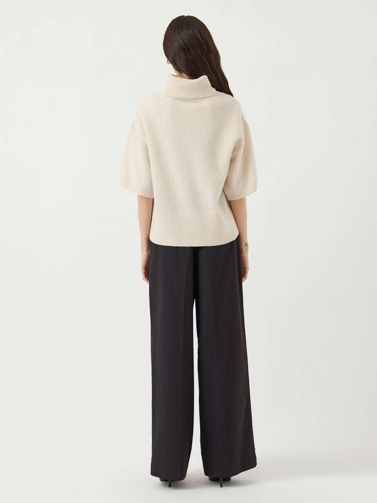 Emila 2/4 Wool Knit Pullover Sandshell | Genser | Smuk - Dameklær på nett