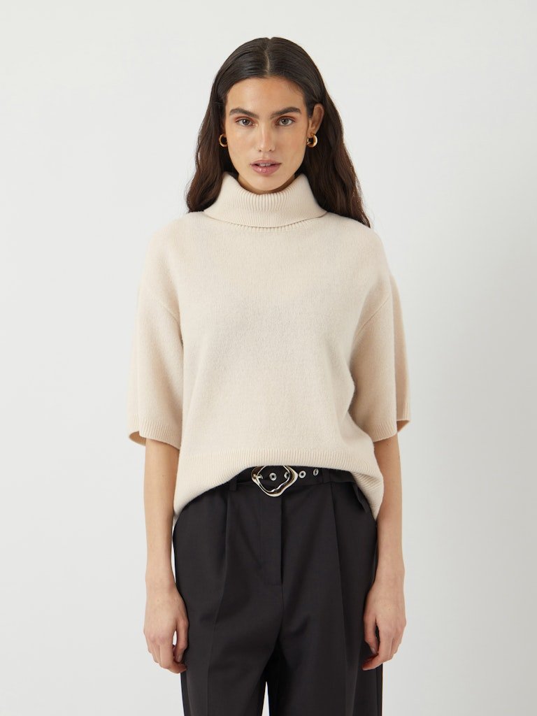 Emila 2/4 Wool Knit Pullover Sandshell | Genser | Smuk - Dameklær på nett