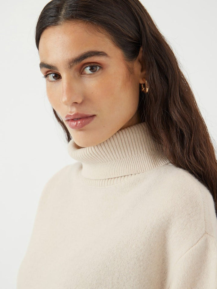 Emila 2/4 Wool Knit Pullover Sandshell | Genser | Smuk - Dameklær på nett