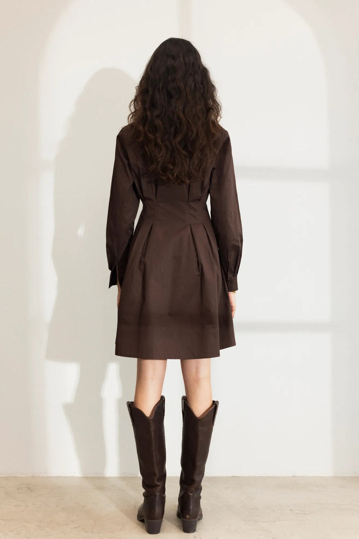 Emira Dress Brown | Kjoler | Smuk