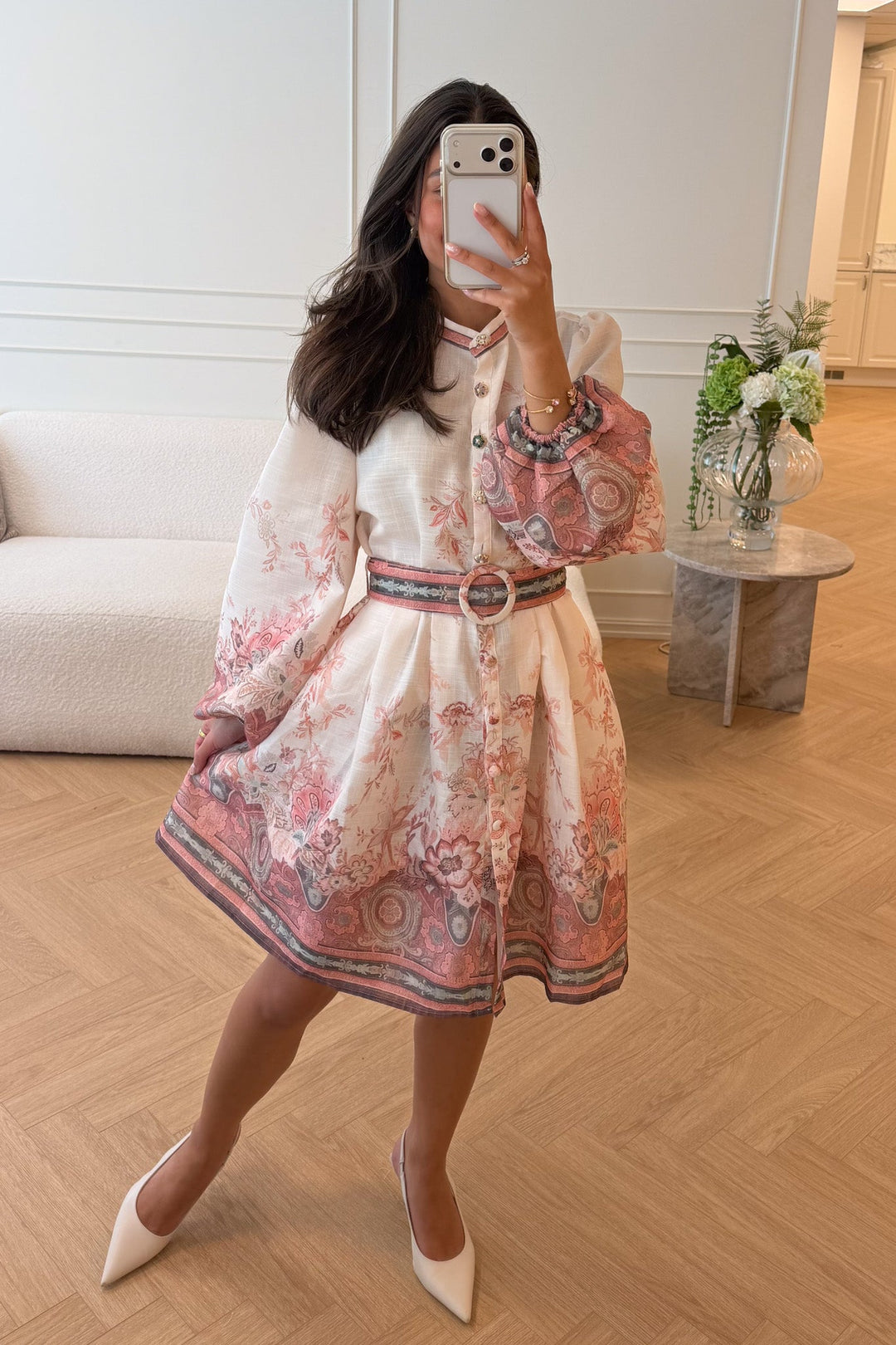 Emma Dress Beige | Kjoler | Smuk