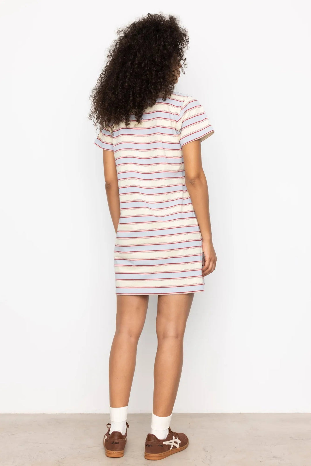 Emma Polo Dress Ocean Stripe | Kjoler | Smuk