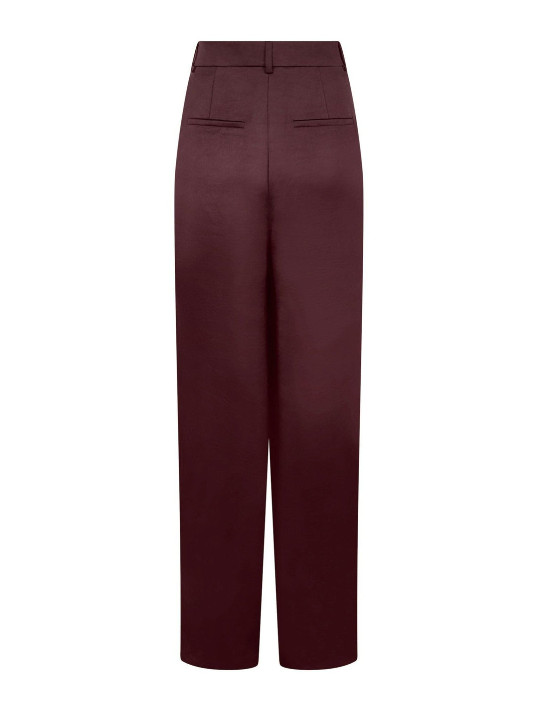 Emmett Heavy Sateen Pants Burgundy | Bukser | Smuk