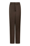 Emmett Heavy Sateen Pants Dark Brown