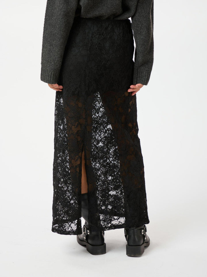 Emmie Lace Skirt Black | Skjørt | Smuk - Dameklær på nett