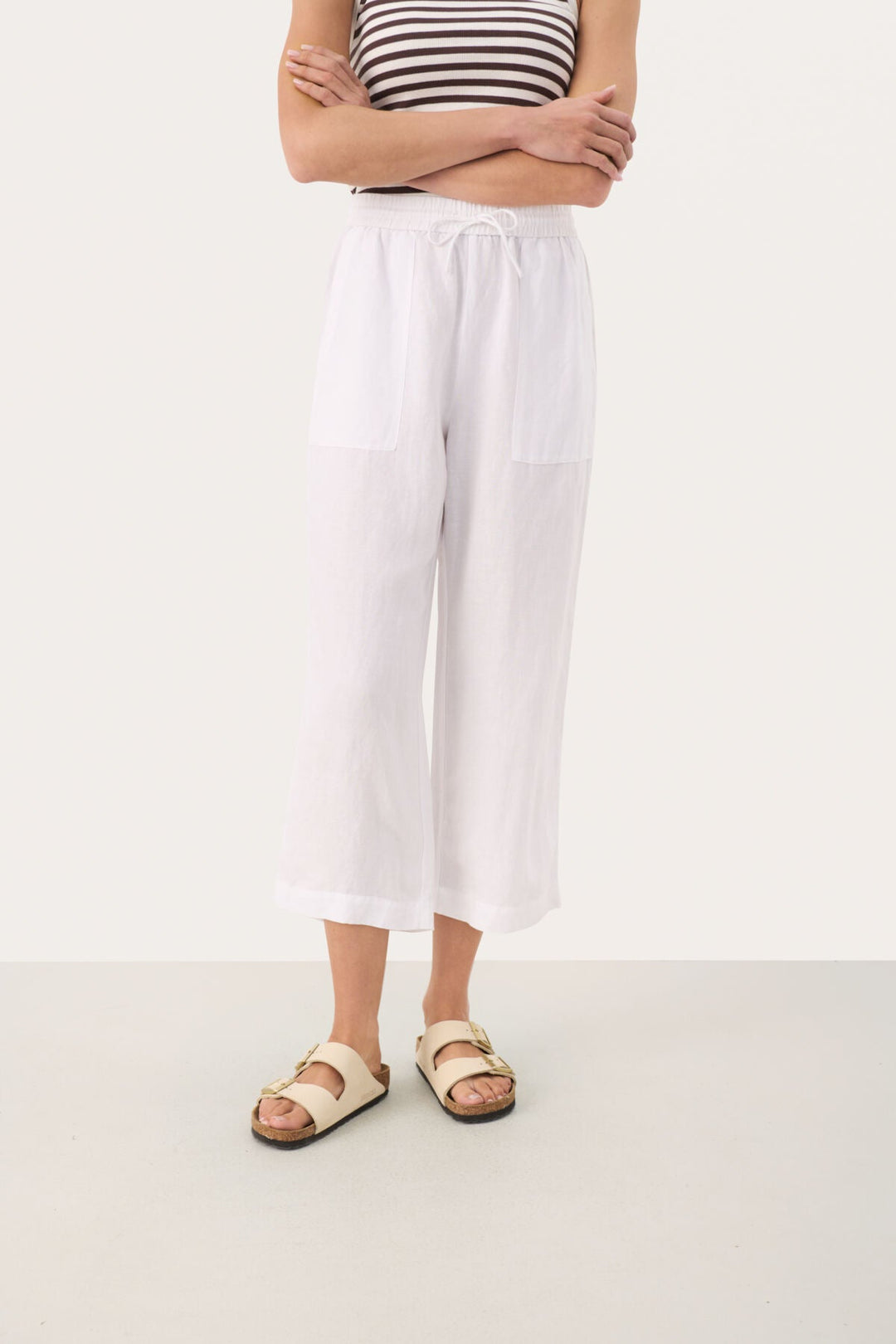 Eniolaspw Pants Bright White | Bukser | Smuk - Dameklær på nett