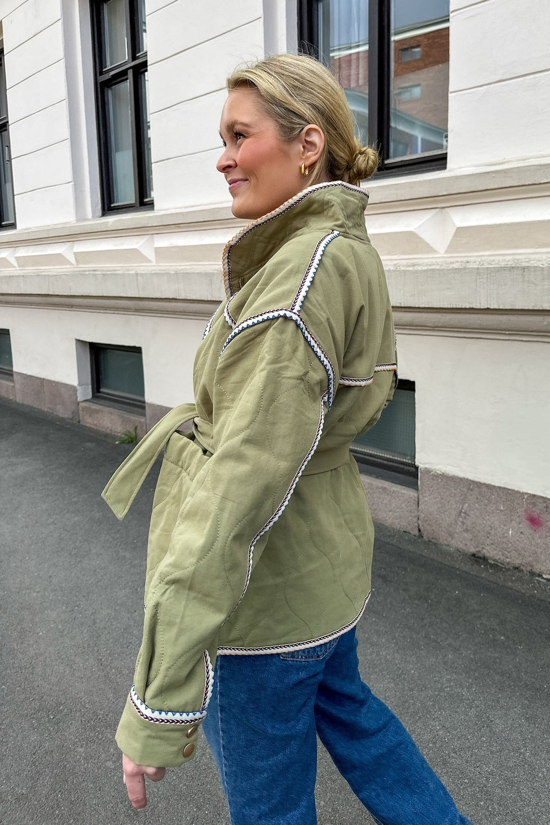 Enzo Jacket Kaki | Yttertøy | Smuk - Dameklær på nett