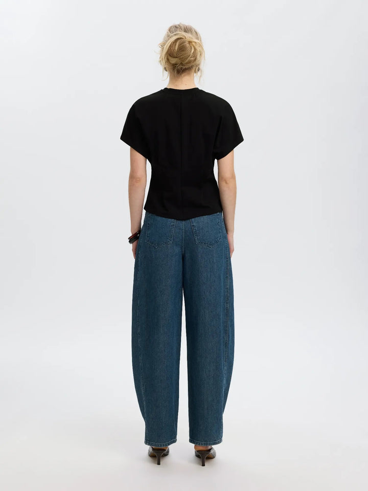 Era Ss Top Black | Topper | Smuk
