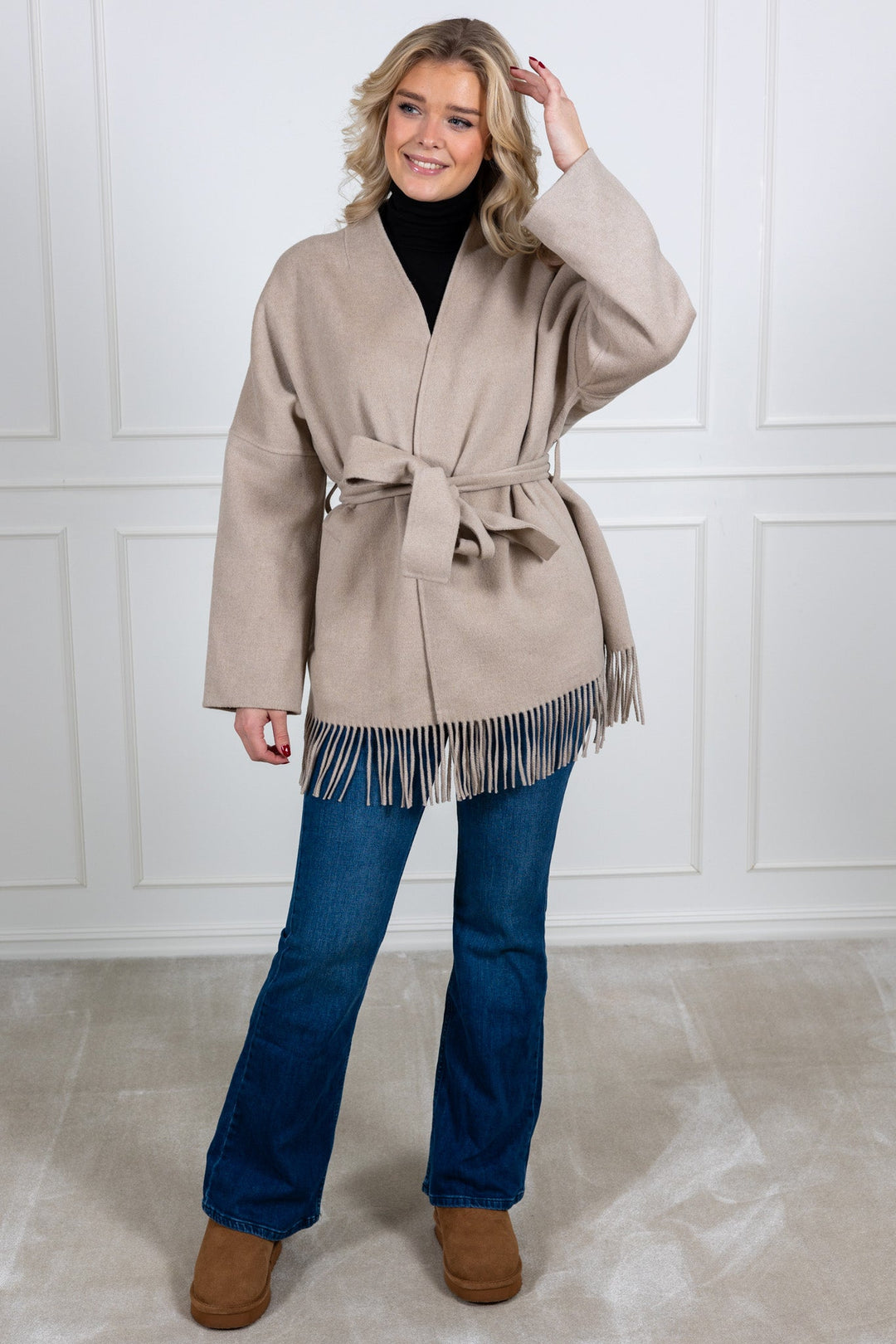Esma Handmade Jacket Birch Melange | Yttertøy | Smuk - Dameklær på nett