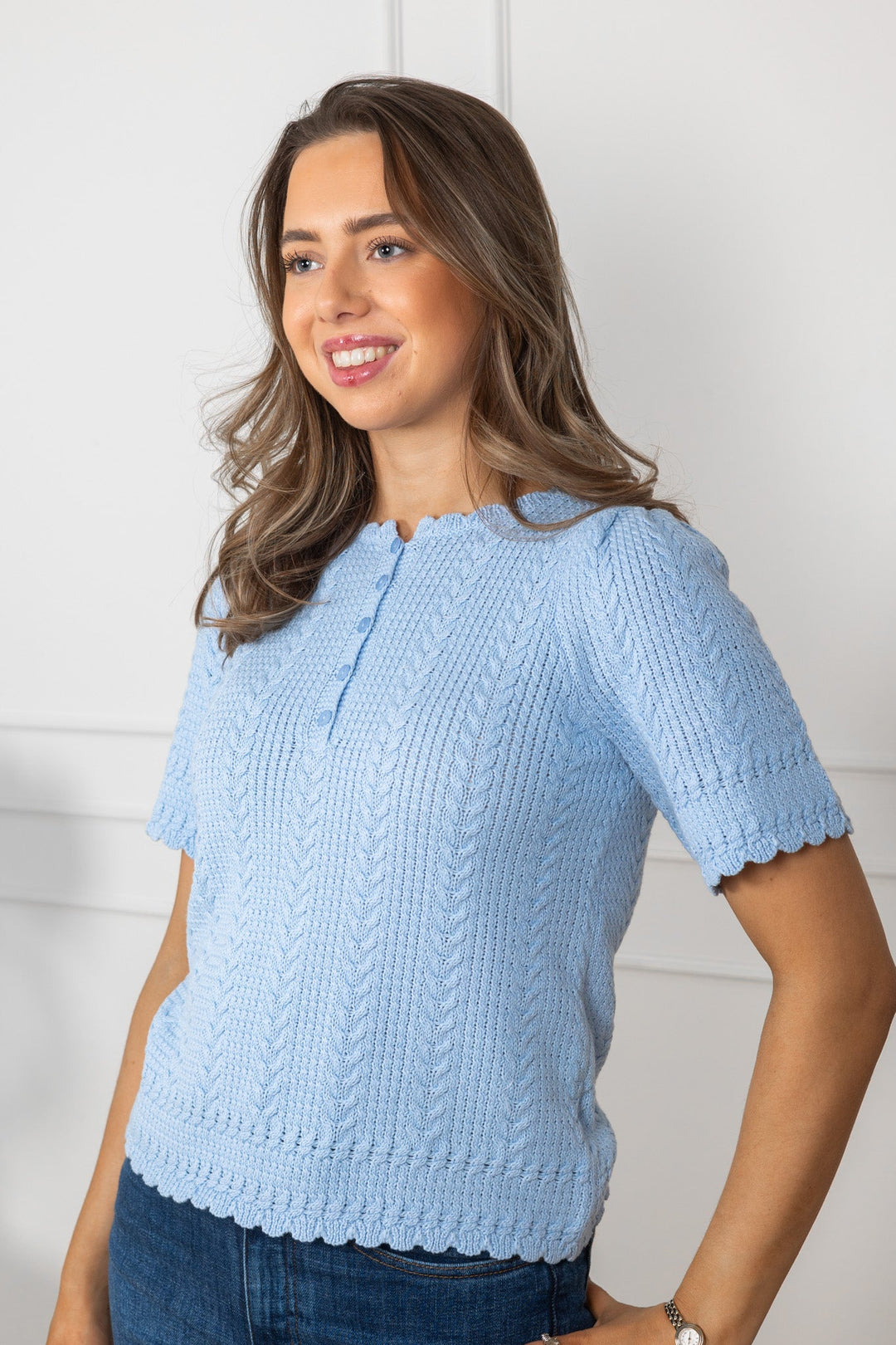 Esmeralda Pullover Light Blue | Genser | Smuk