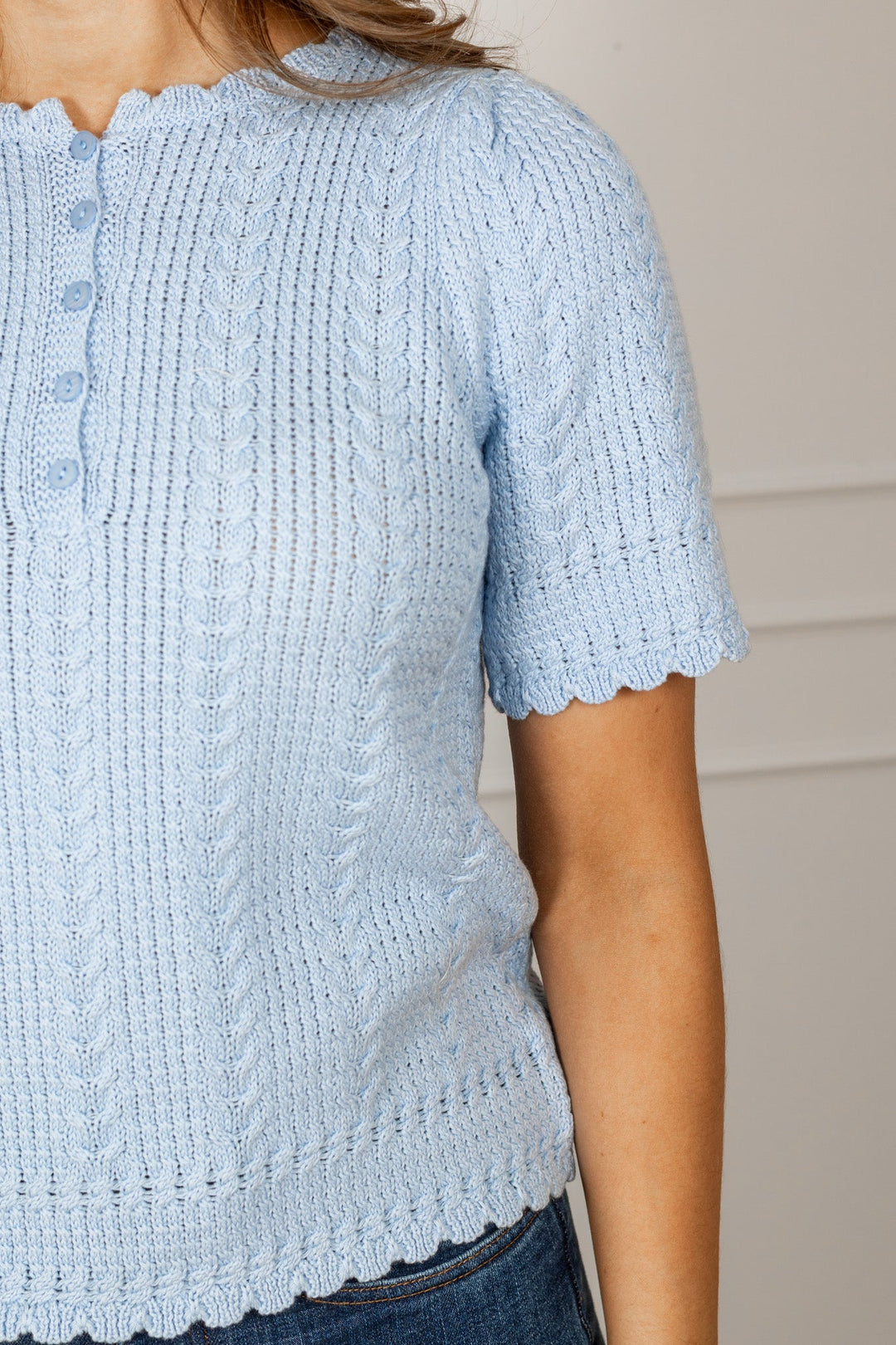 Esmeralda Pullover Light Blue | Genser | Smuk