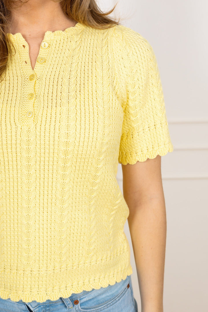 Esmeralda Pullover Light Yellow | Genser | Smuk