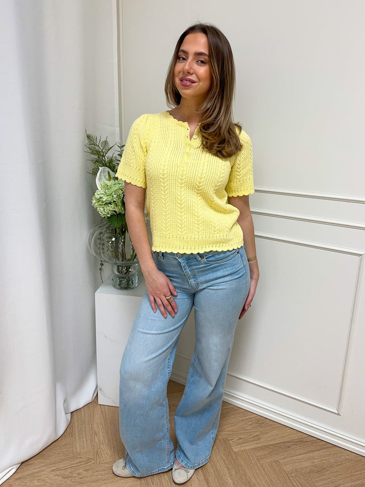 Esmeralda Pullover Light Yellow | Genser | Smuk
