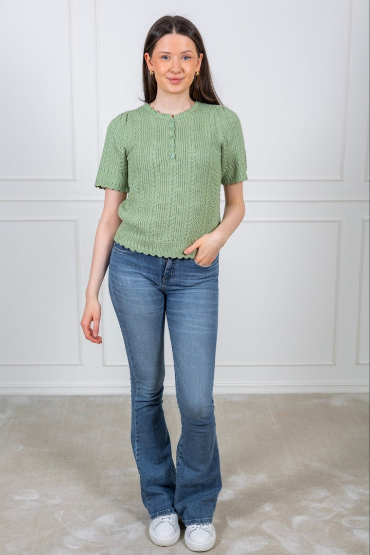 Esmeralda Pullover Pale Green | Genser | Smuk - Dameklær på nett