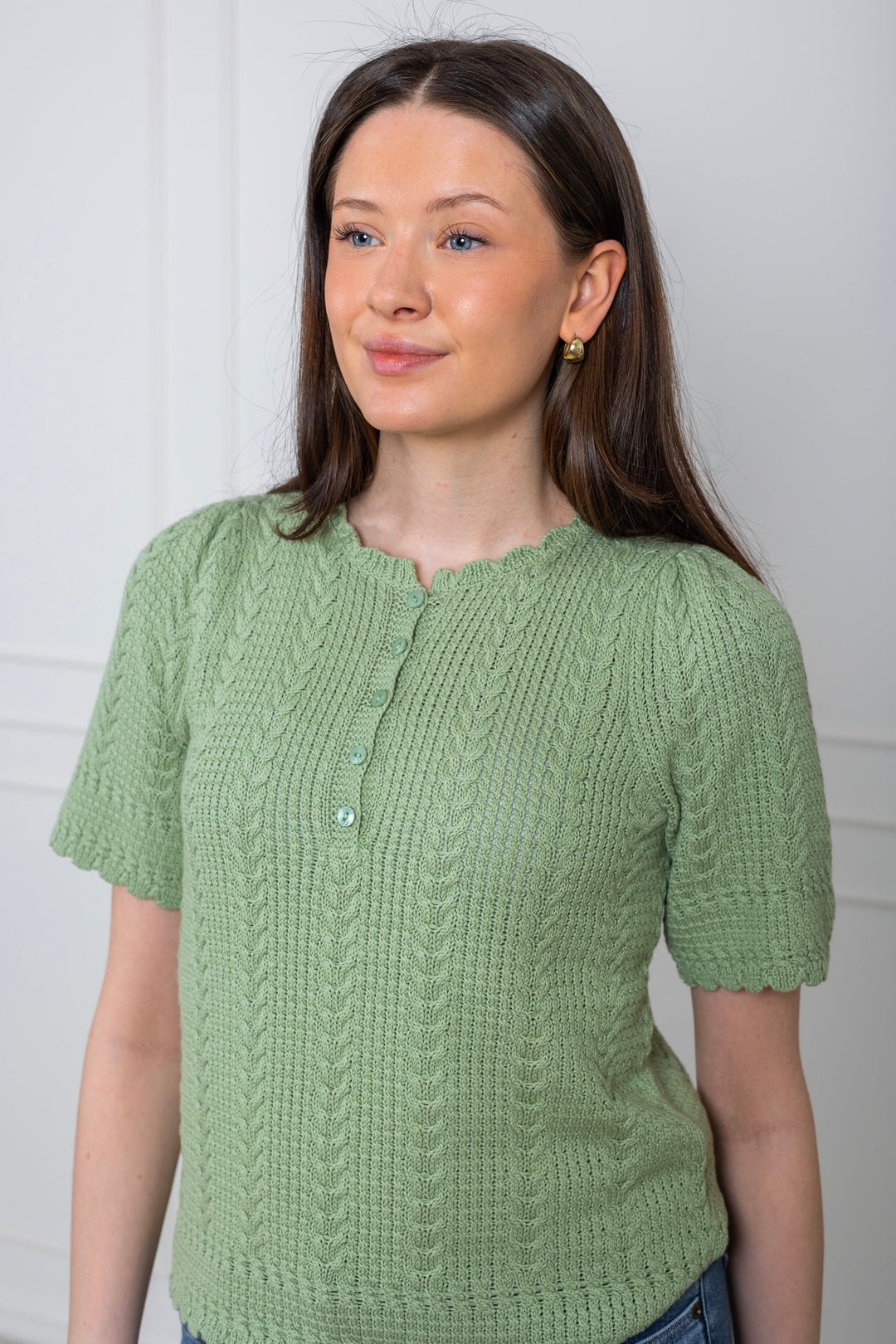Esmeralda Pullover Pale Green | Genser | Smuk - Dameklær på nett
