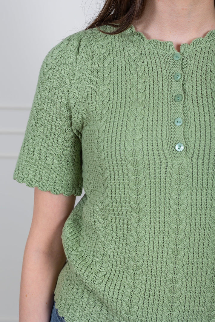 Esmeralda Pullover Pale Green | Genser | Smuk - Dameklær på nett