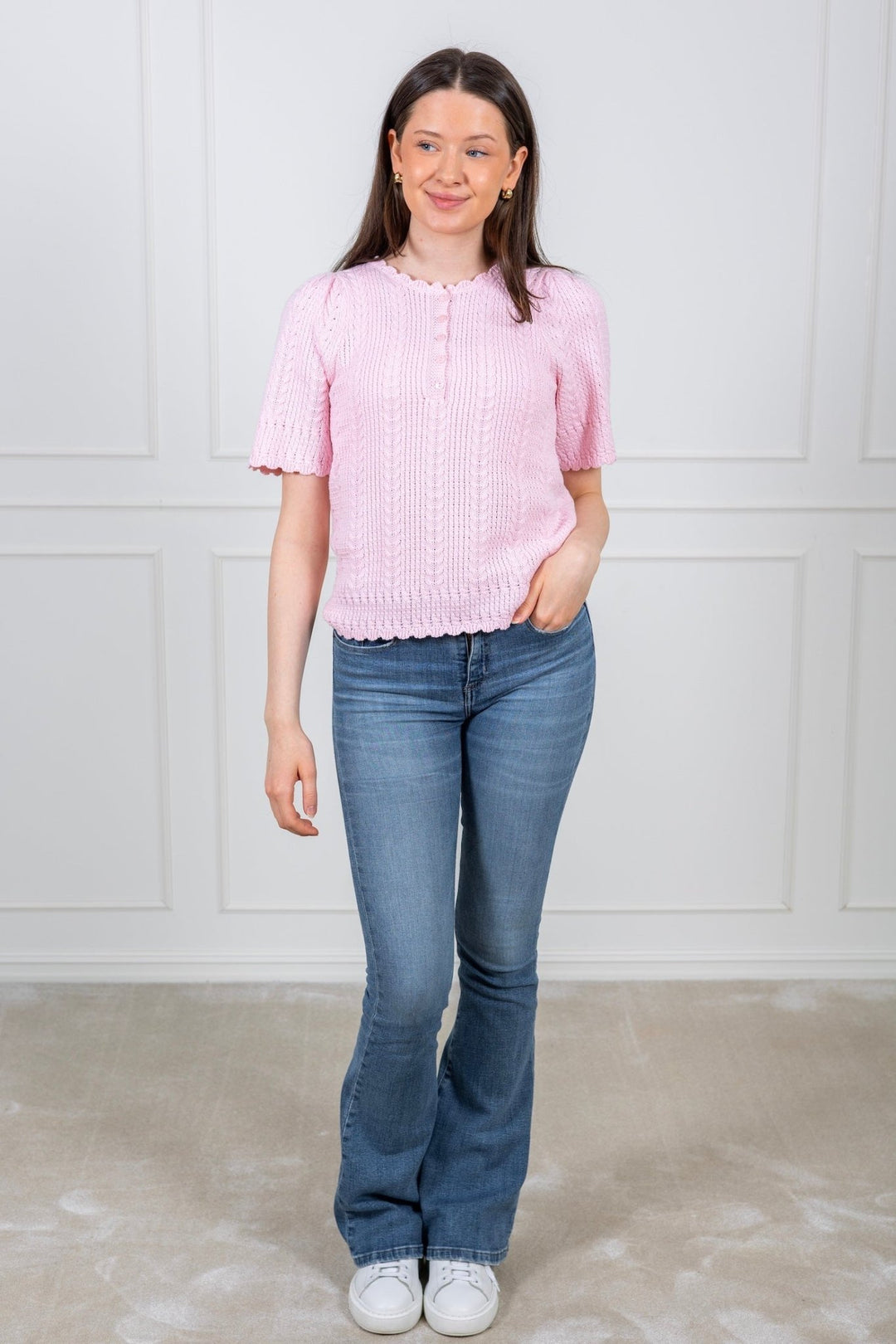 Esmeralda Pullover Soft Pink | Genser | Smuk - Dameklær på nett
