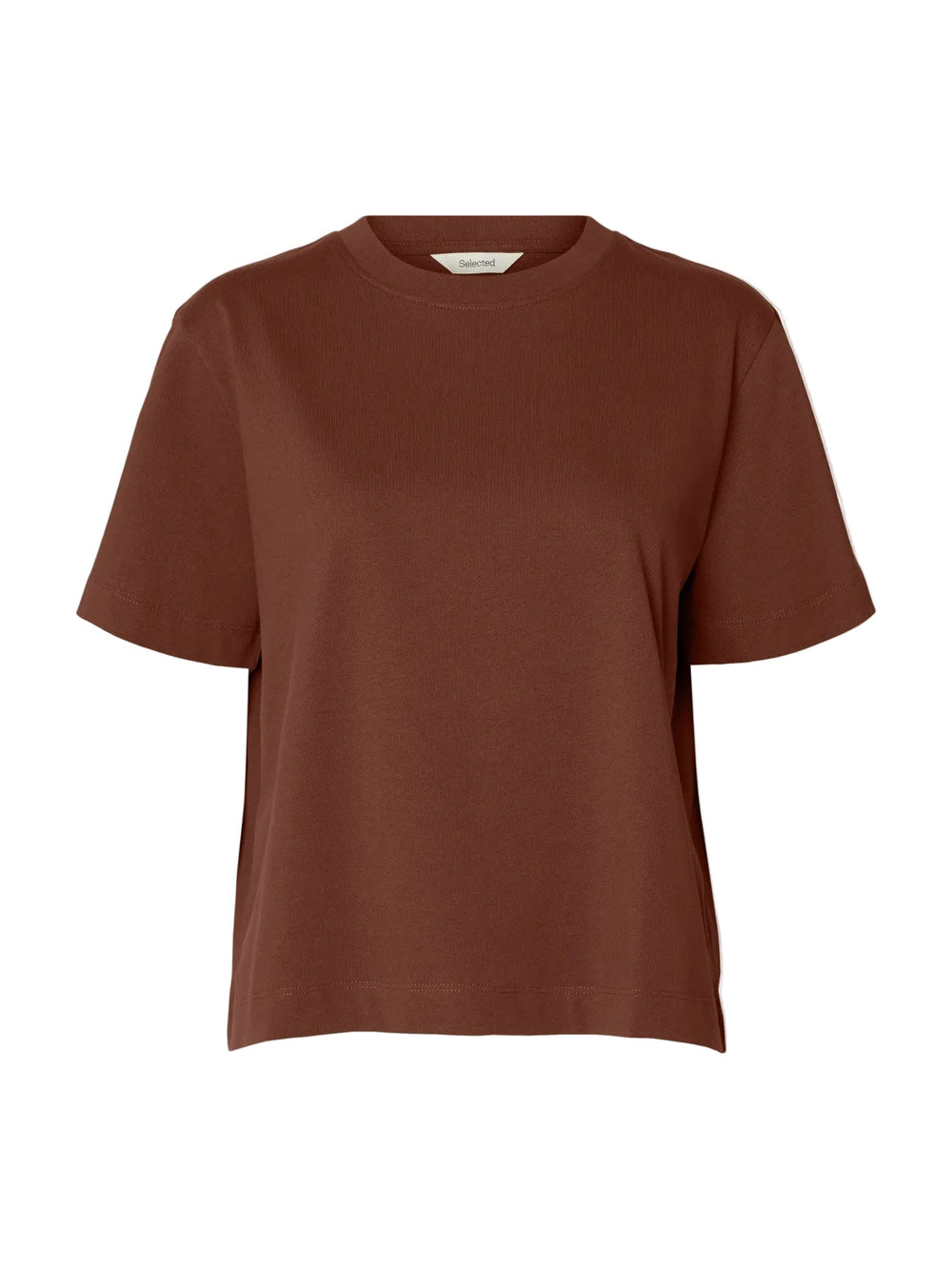Essential Ss Boxy Tee Cherry Mahogany | Topper | Smuk