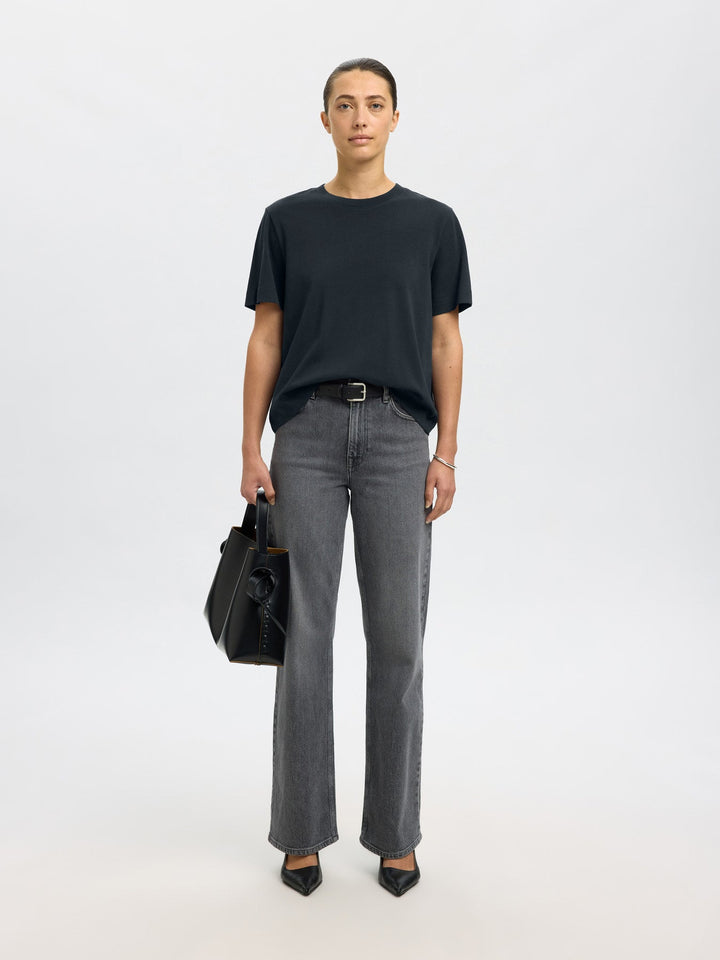 Essential Ss Boxy Tee Dark Sapphire | Topper | Smuk