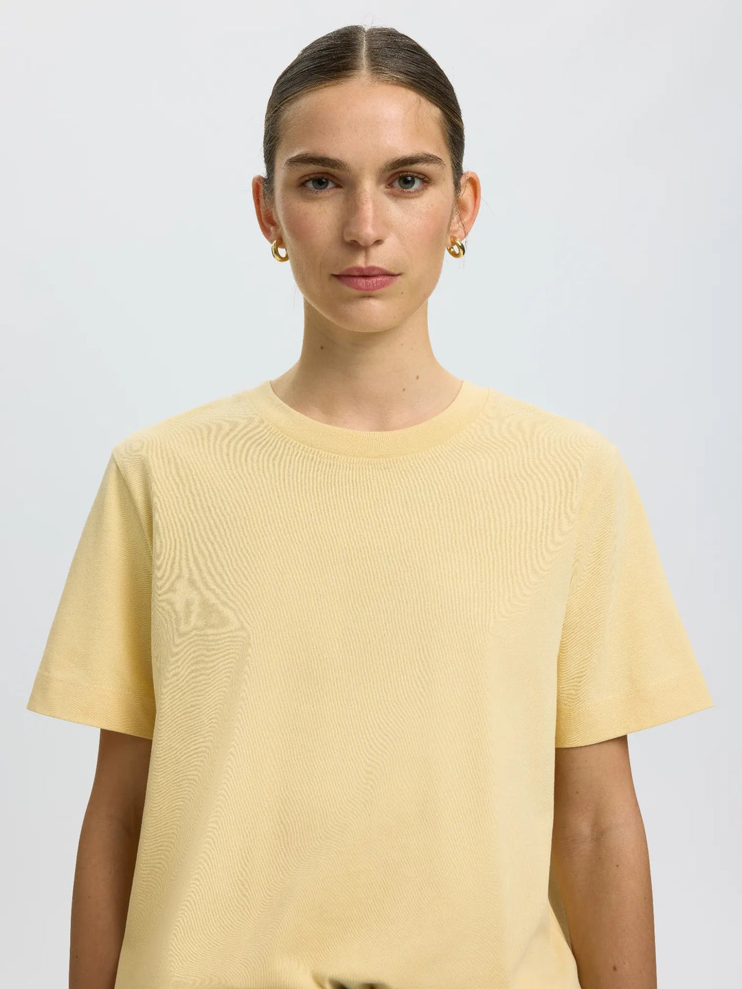 Essential Ss Boxy Tee Italian Straw | Topper | Smuk