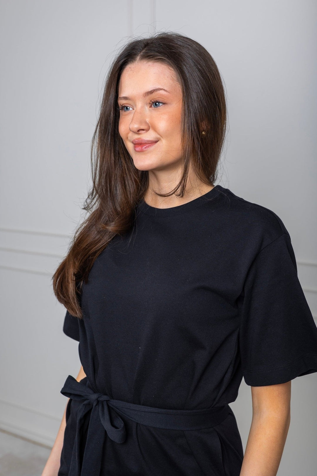 Essential Ss Pocket Ankle Dress Black | Kjoler | Smuk - Dameklær på nett