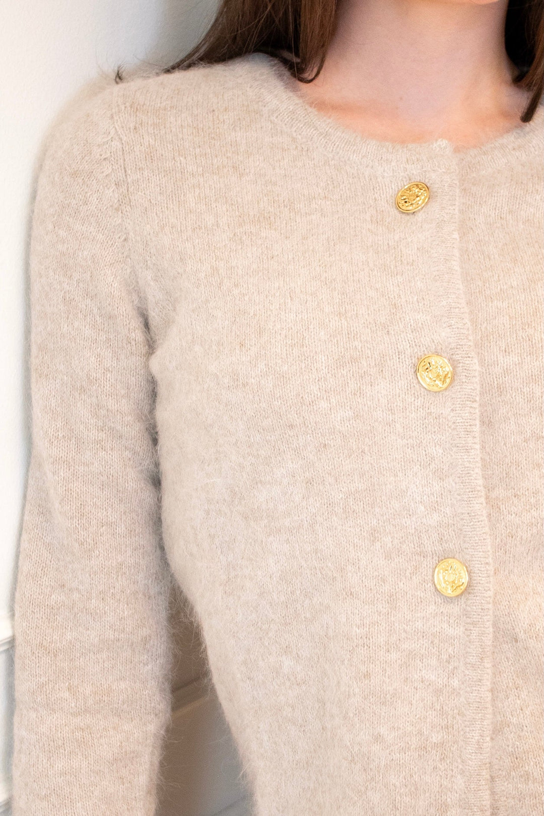 Estelle Cardigan Sand | Genser | Smuk - Dameklær på nett