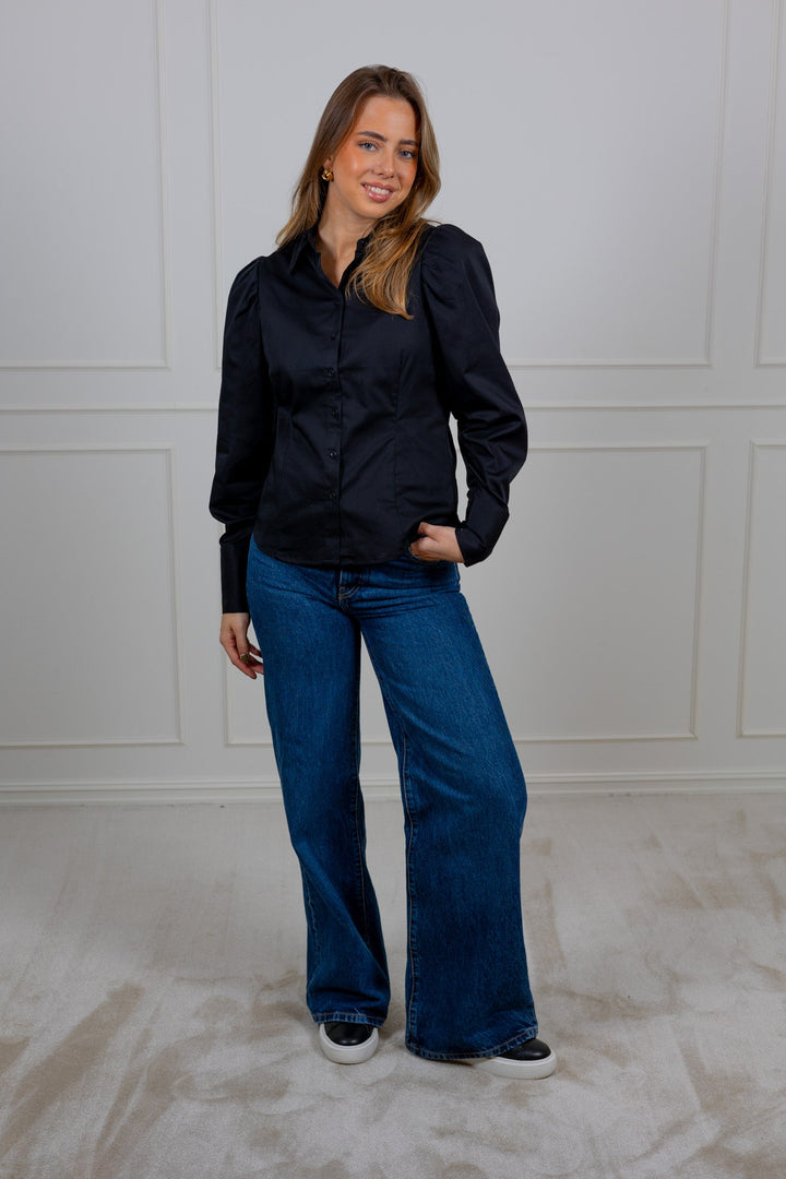 Esther Blouse Black | Skjorter og bluser | Smuk - Dameklær på nett