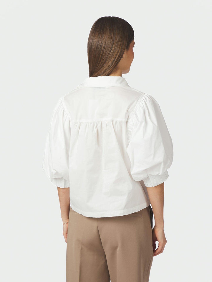 Etta Poplin Shirt White | Skjorter og bluser | Smuk