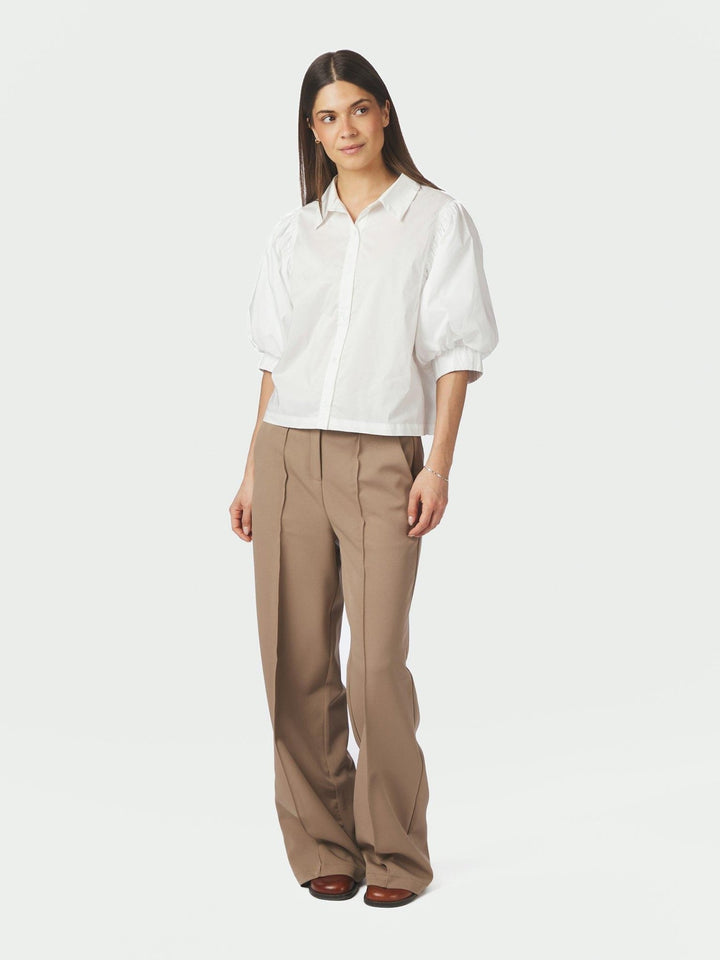 Etta Poplin Shirt White | Skjorter og bluser | Smuk