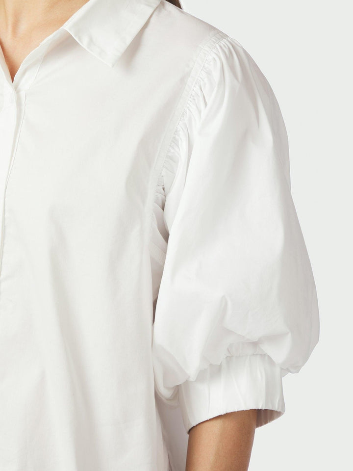 Etta Poplin Shirt White | Skjorter og bluser | Smuk