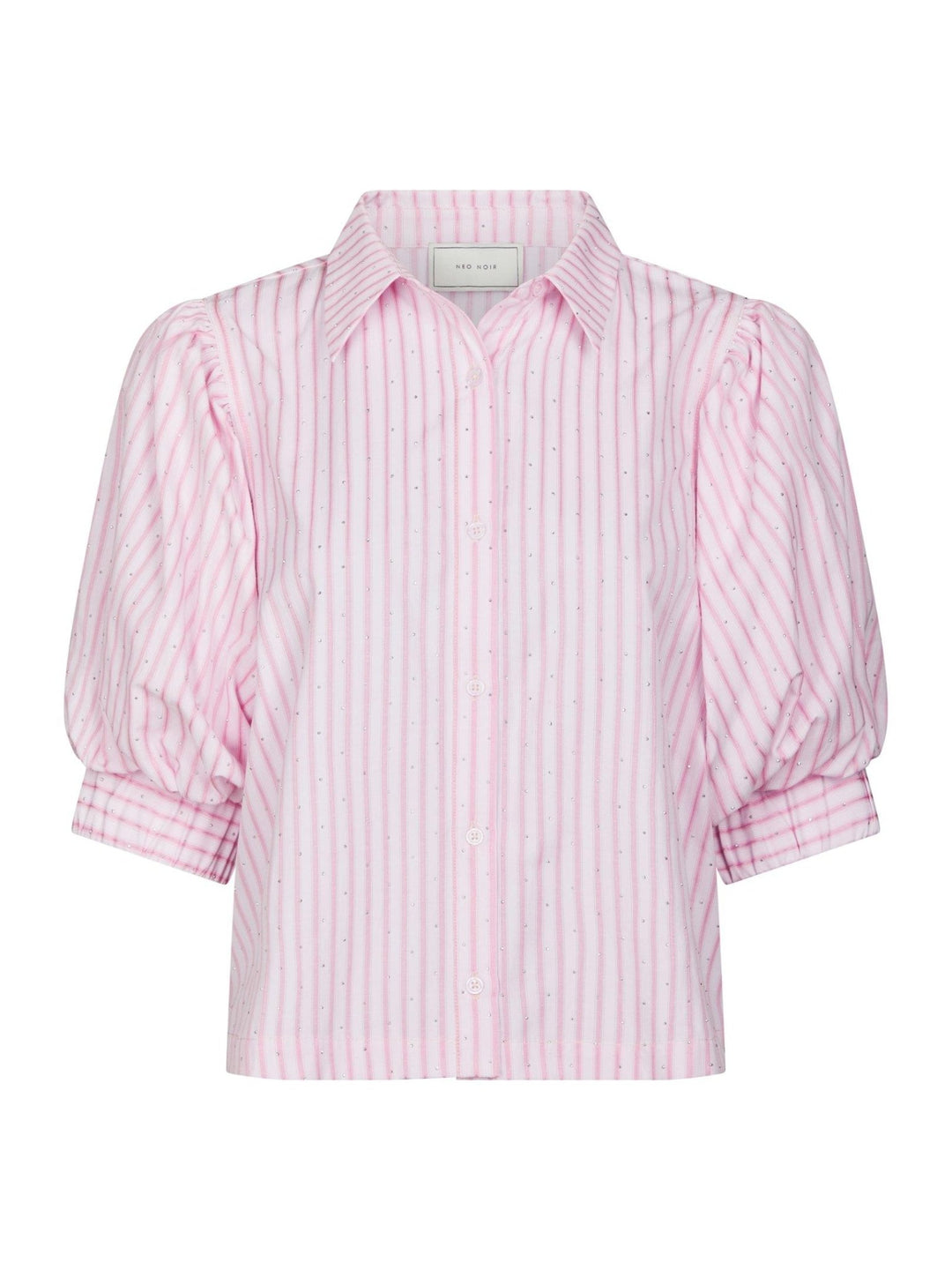 Etta Soft Stripe Stone Shirt Light Pink | Skjorter og bluser | Smuk