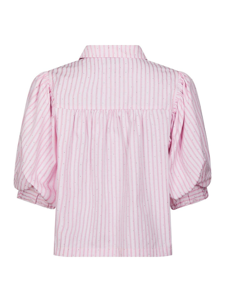 Etta Soft Stripe Stone Shirt Light Pink | Skjorter og bluser | Smuk