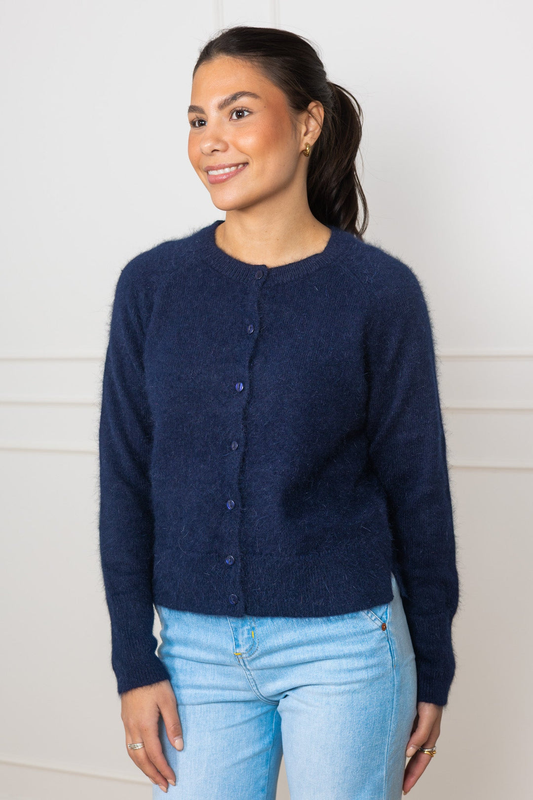 Eva Cardigan Navy | Genser | Smuk