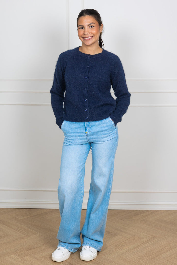 Eva Cardigan Navy | Genser | Smuk