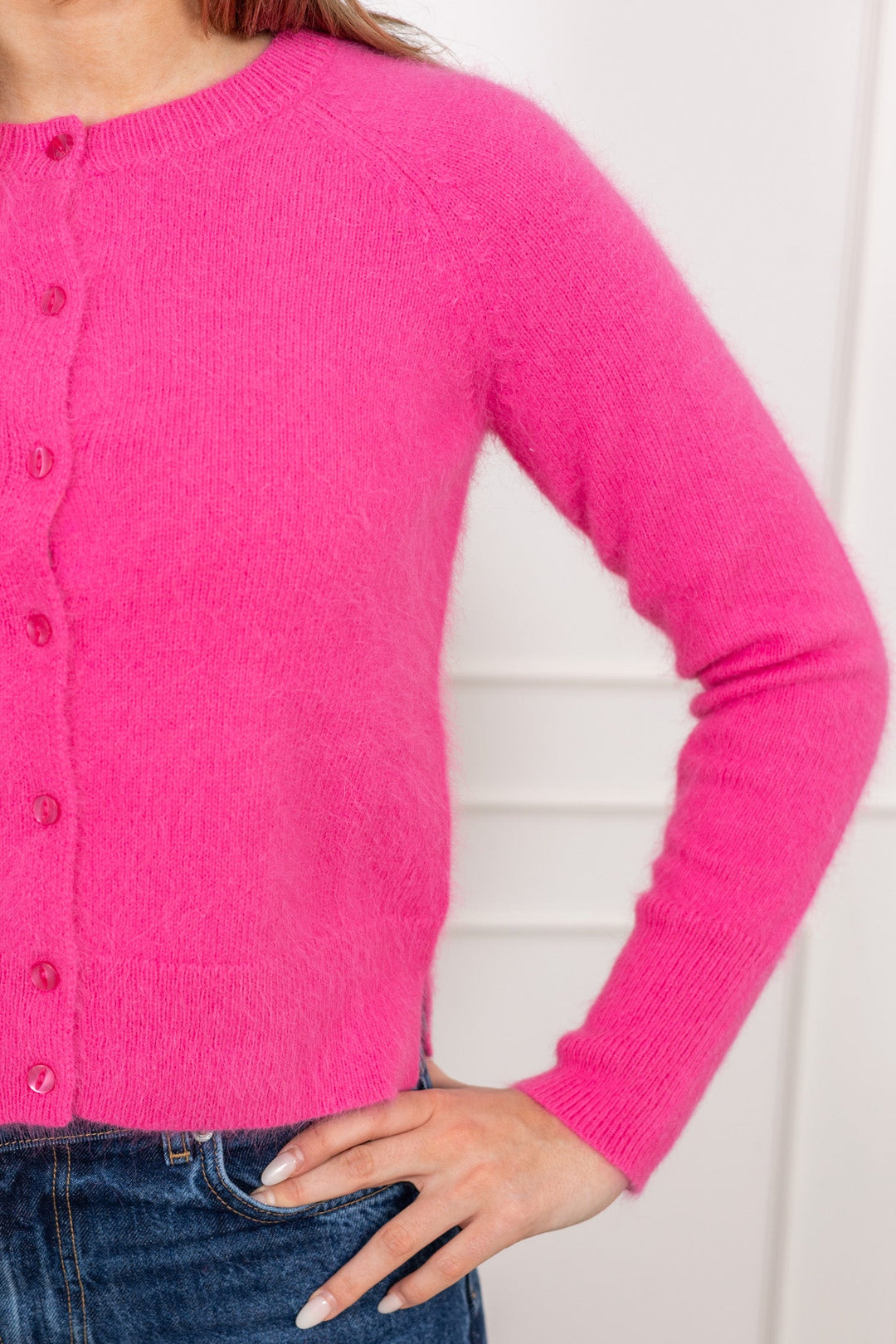 Eva Cardigan Sangria Sunset | Genser | Smuk