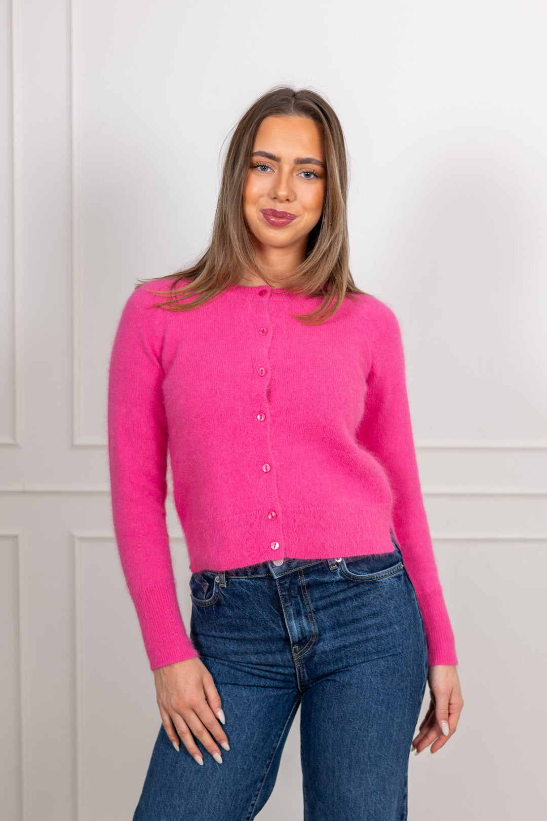 Eva Cardigan Sangria Sunset | Genser | Smuk