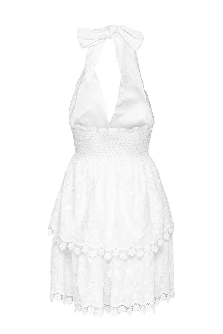 Evelyn Mini Dress White | Kjoler | Smuk - Dameklær på nett